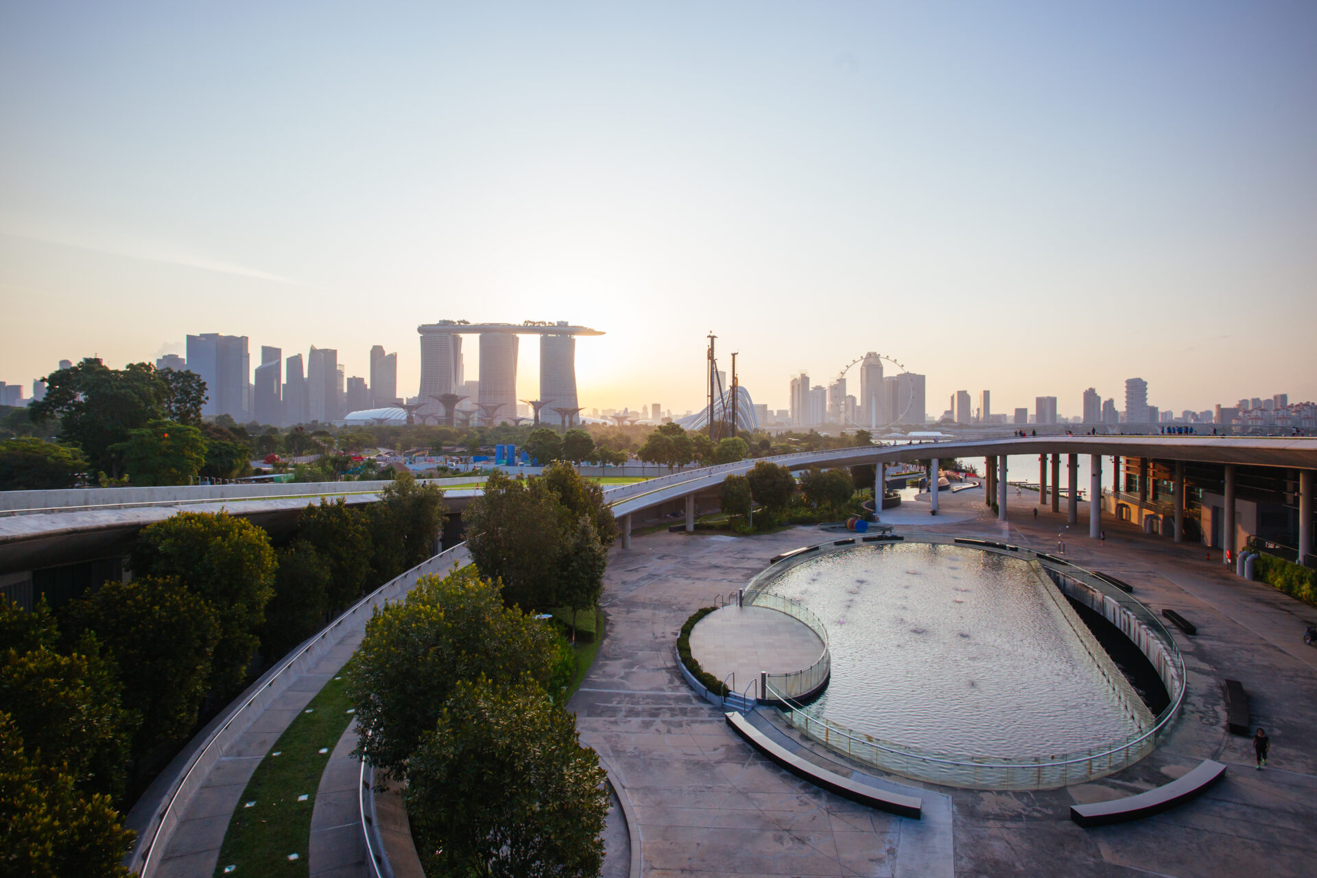 Marina Barrage in Singapore